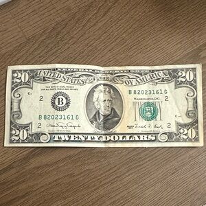 Vintage $20 Bill
